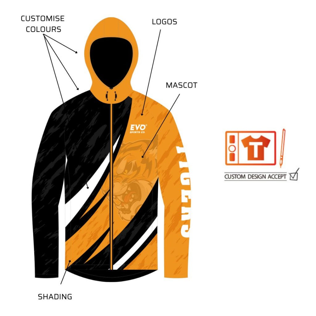 Custom Rain Jacket - Blaze