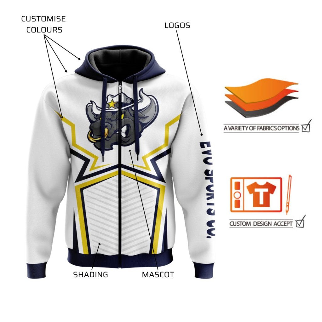 Custom Zip Hoodie - Astral