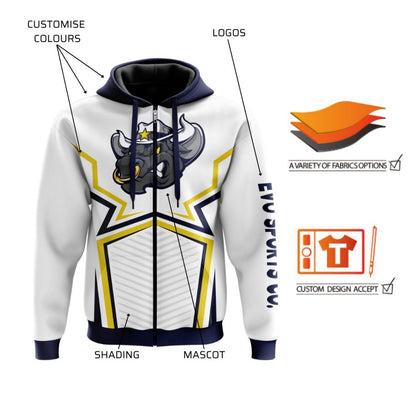 Custom Zip Hoodie - Astral