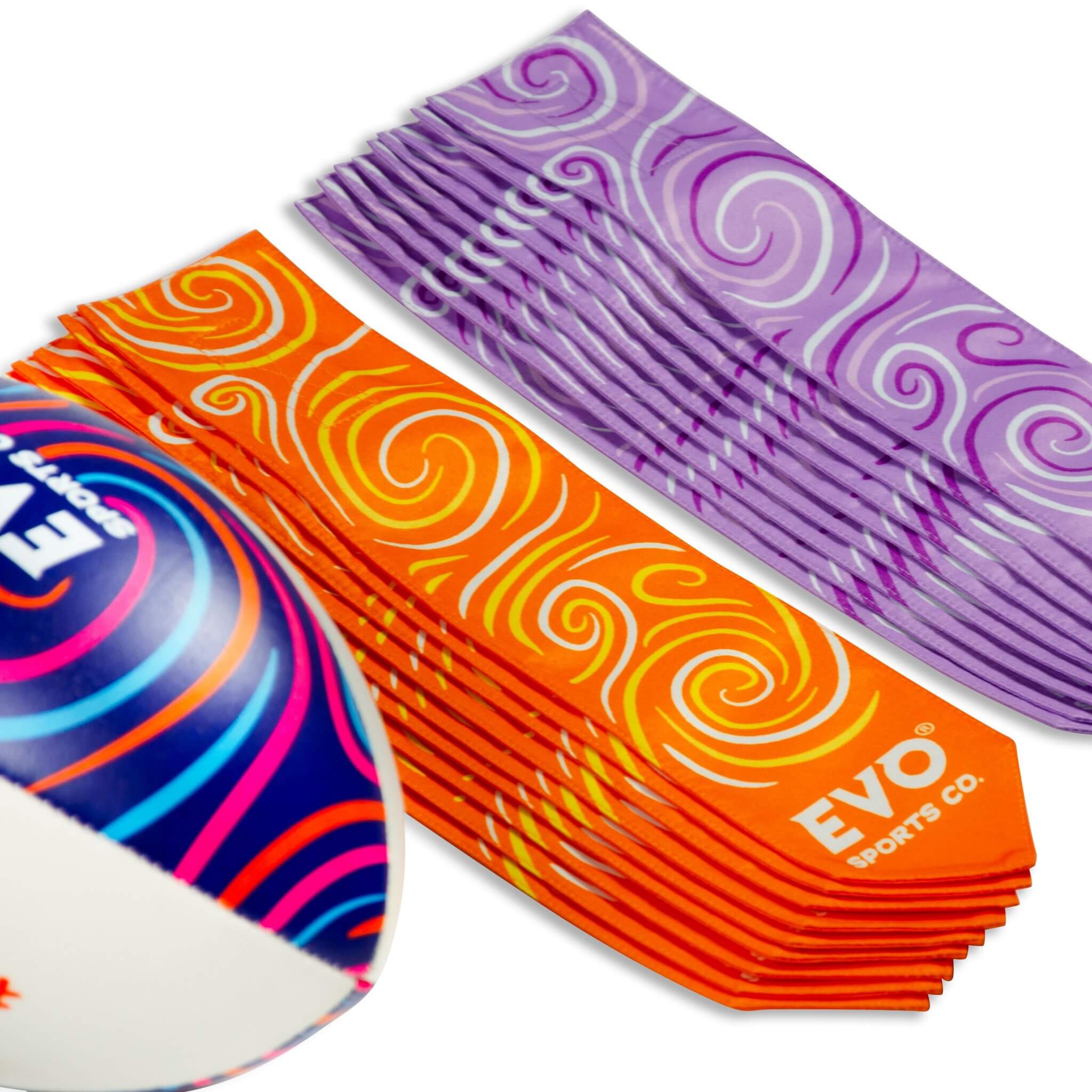 Beach Rugby Tag 10 Players - Outdoor Rugby Tag Set – Evo Sports Co