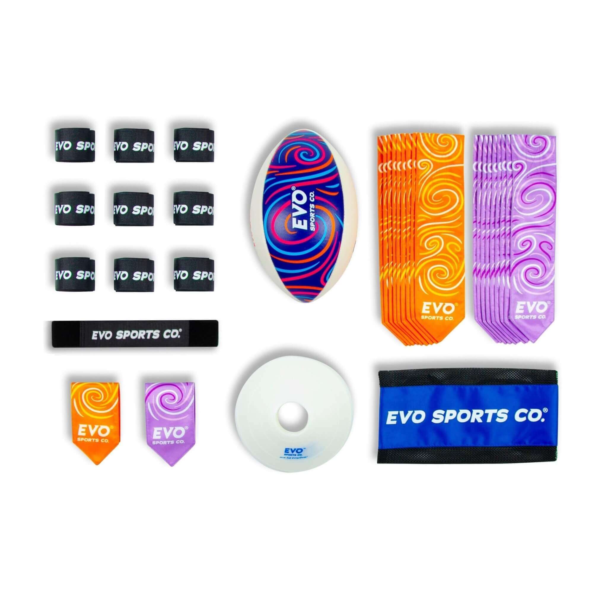 Beach Rugby Tag 10 Players - Outdoor Rugby Tag Set – Evo Sports Co