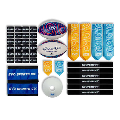 BeachTag - Kids Beach Rugby Tag Kit - 30 Players - Evo Sports Co