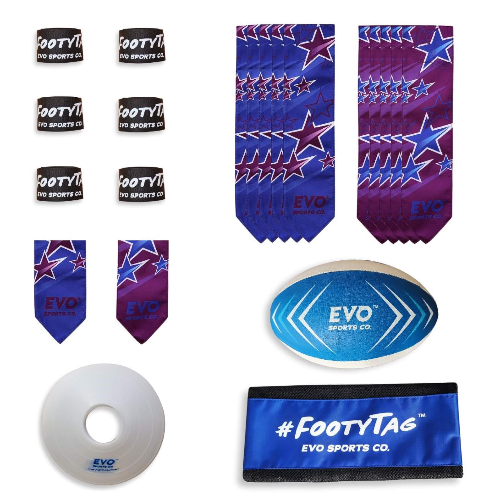 Outdoor Rugby Tag Kit 6 Players - Destiny Small Group Game – Evo Sports Co