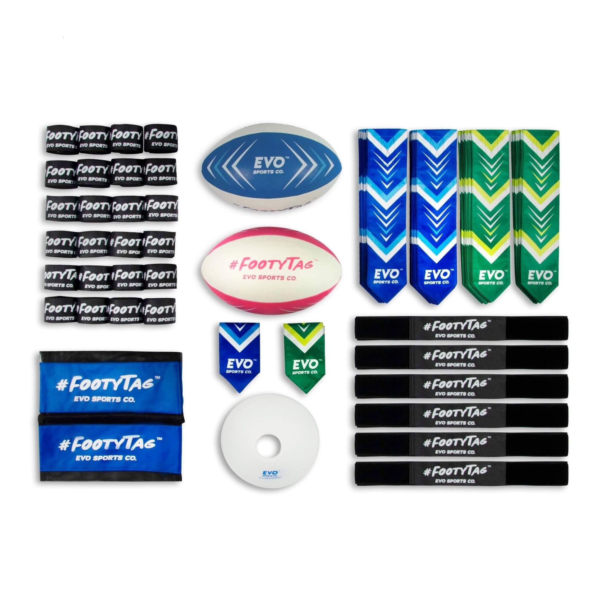 Kids Rugby League Training Equipment Rugby Tags Kit – Evo Sports Co