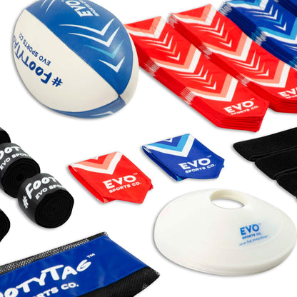 FootyTag - Kids Tag Rugby Kit - 20 Players - Evo Sports Co