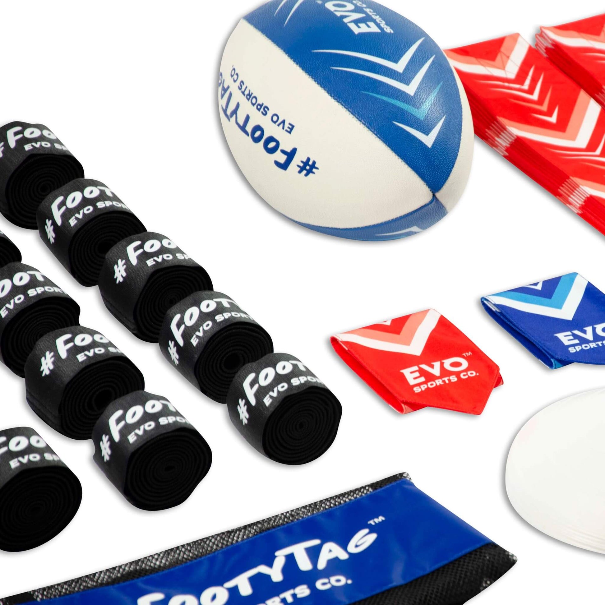 FootyTag - Kids Tag Rugby Kit - 20 Players - Evo Sports Co