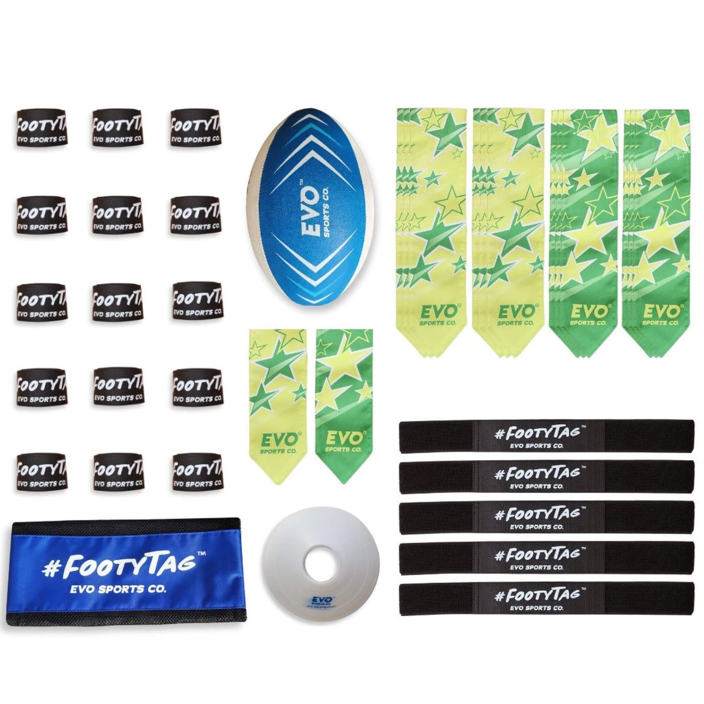 Kids Rugby Tag Kit Destiny - 20 Players - Evo Sports Co