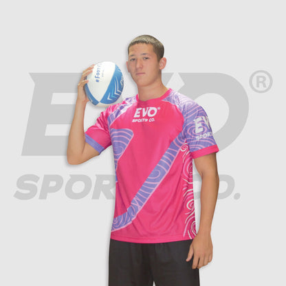 Unisex Adults BeachTag Quick Dry Shirt - Pink - Evo Sports Co