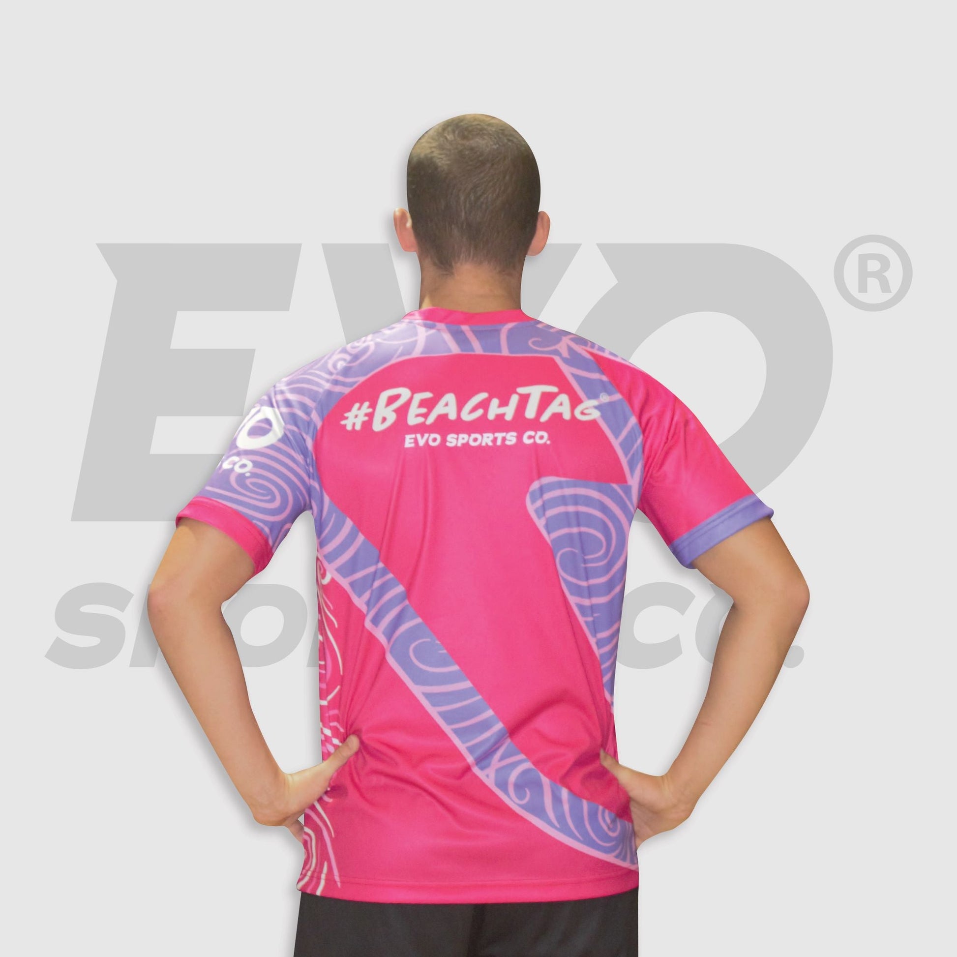 Unisex Adults BeachTag Quick Dry Shirt - Pink - Evo Sports Co