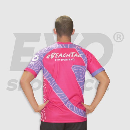 Unisex Adults BeachTag Quick Dry Shirt - Pink - Evo Sports Co
