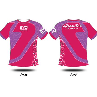 Unisex Adults BeachTag Quick Dry Shirt - Pink - Evo Sports Co