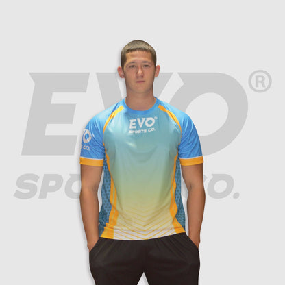 Unisex Adults FootyTag Quick Dry Shirt - Yellow - Evo Sports Co
