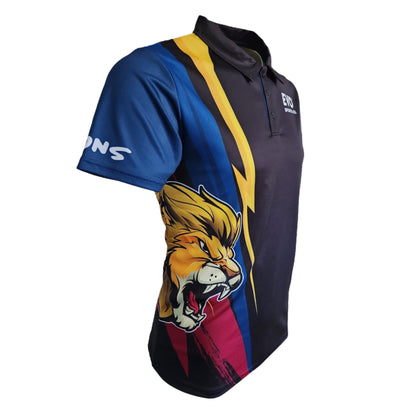 Unisex Adults Lions Shirt - Quick Dry Polo - Evo Sports Co