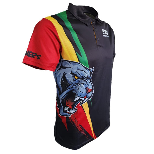Unisex Adults Panthers Shirt - Quick Dry Polo - Evo Sports Co