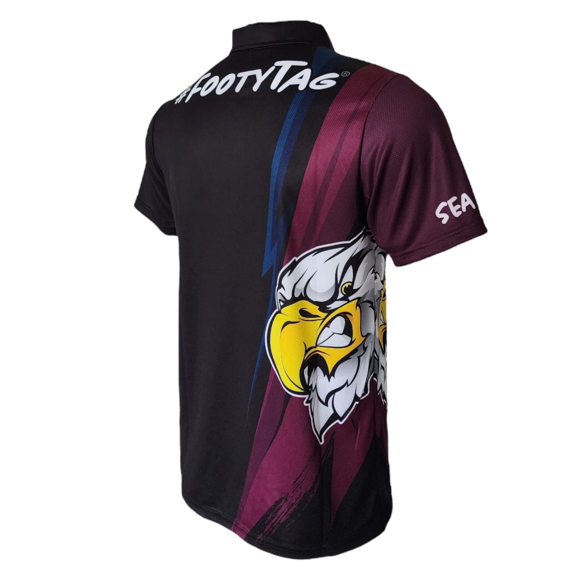 Unisex Adults Sea Eagles Shirt - Quick Dry Polo - Evo Sports Co