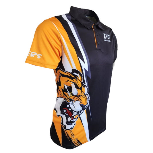 Unisex Adults Tigers Shirt - Quick Dry Polo - Evo Sports Co