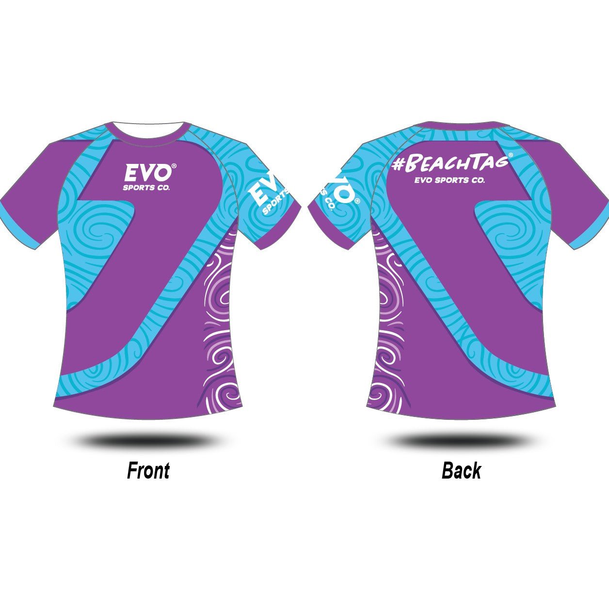 Unisex Kids BeachTag Quick Dry Shirt - Purple - Evo Sports Co