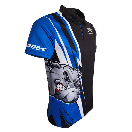 Unisex Kids Bulldogs Shirt - Quick Dry Polo - Evo Sports Co