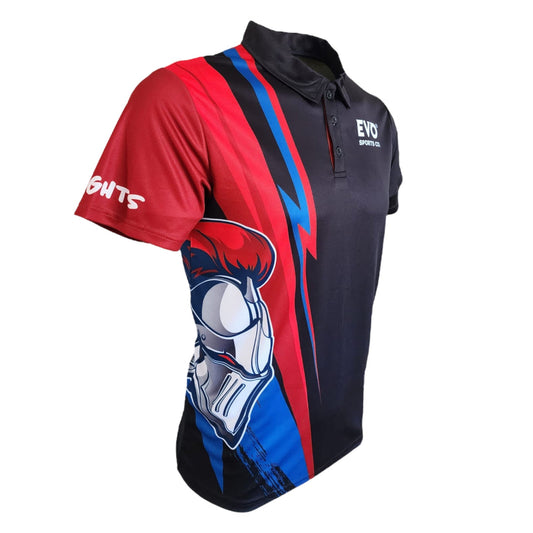 Unisex Kids Knights Shirt - Quick Dry Polo - Evo Sports Co
