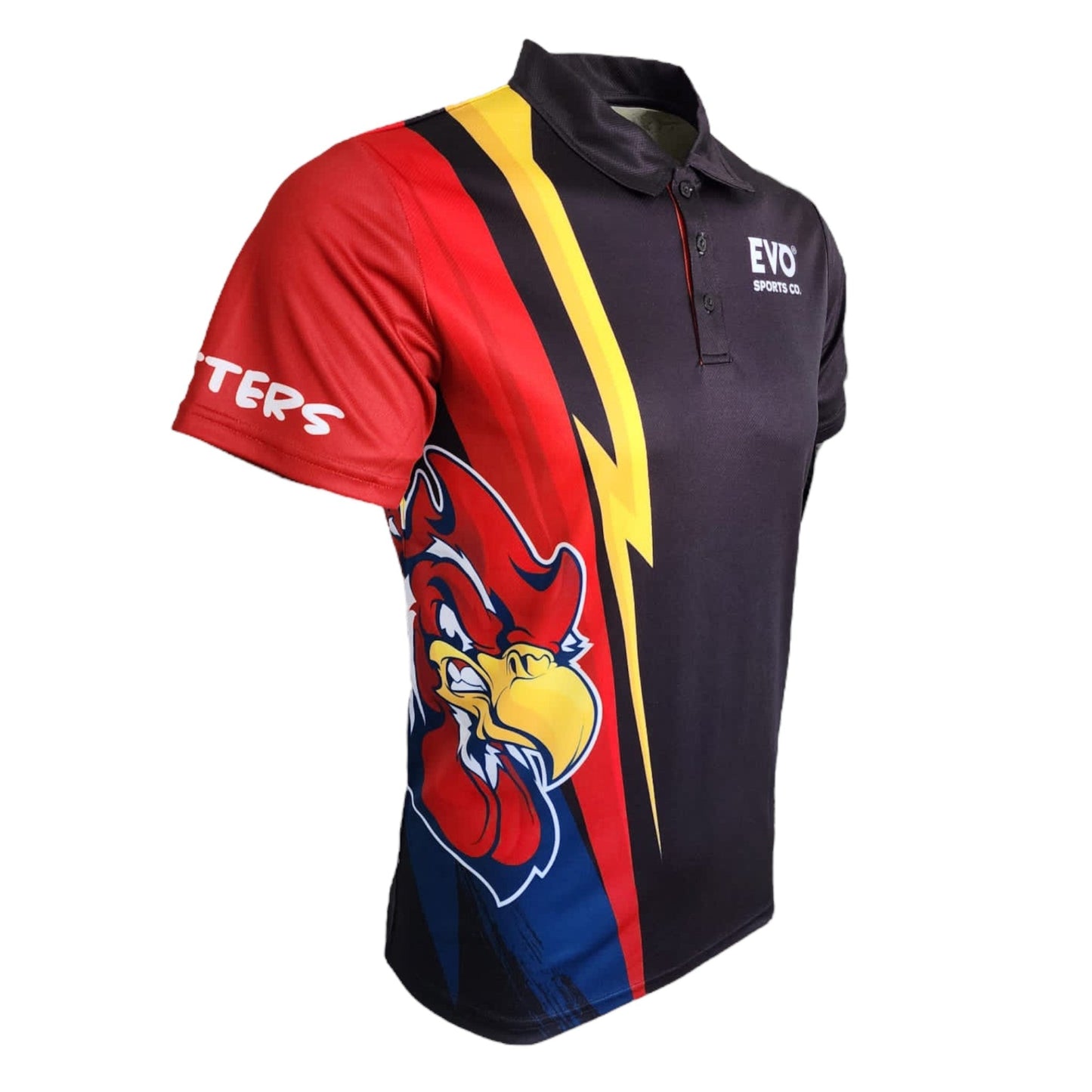Unisex Kids Roosters Shirt - Quick Dry Polo - Evo Sports Co