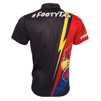 Unisex Kids Roosters Shirt - Quick Dry Polo - Evo Sports Co
