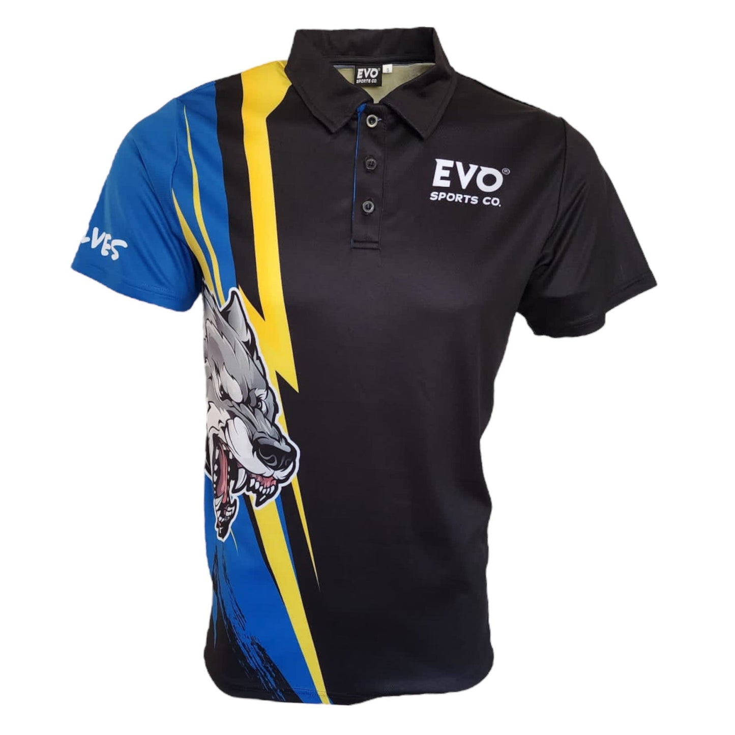 Unisex Kids Wolves Shirt - Quick Dry Polo - Evo Sports Co